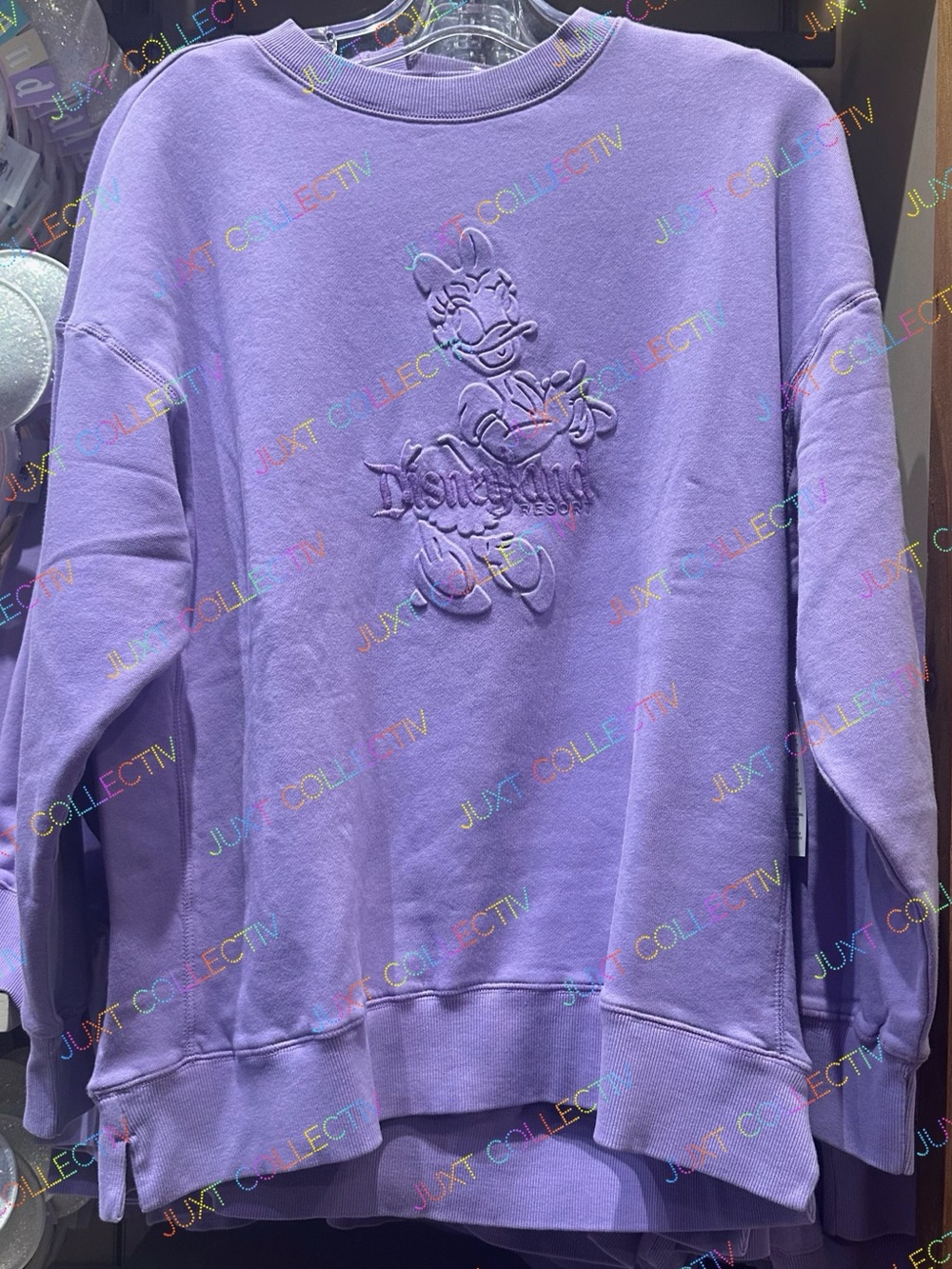 NWT Disneyland Mickey Mouse Blue Pullover Crewneck Sweater